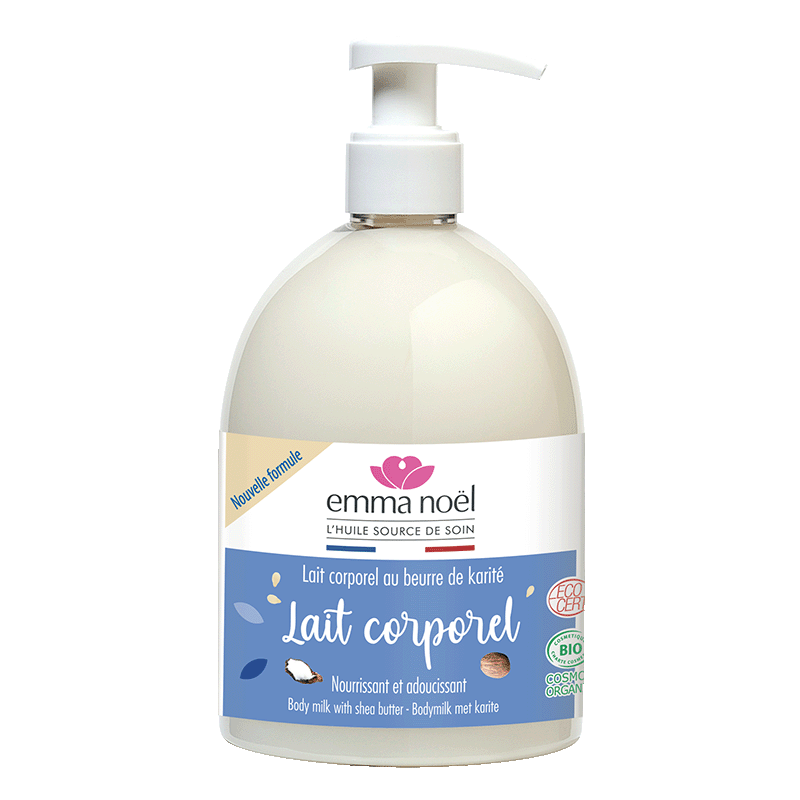 Emma Noël -- Lait corporel familial au beurre de karité bio - 500 mL