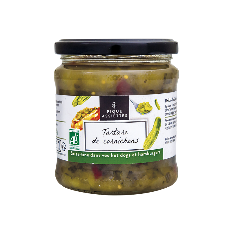 Pique Assiettes -- Tartare de conichons bio - 325 g