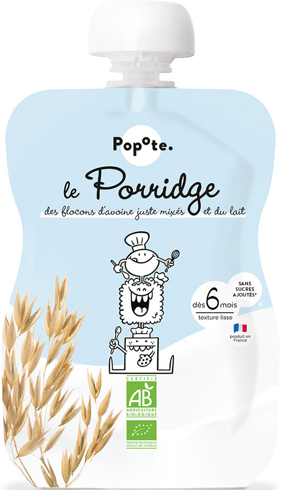 Popote -- Gourde lactée porridge bio - 100 g