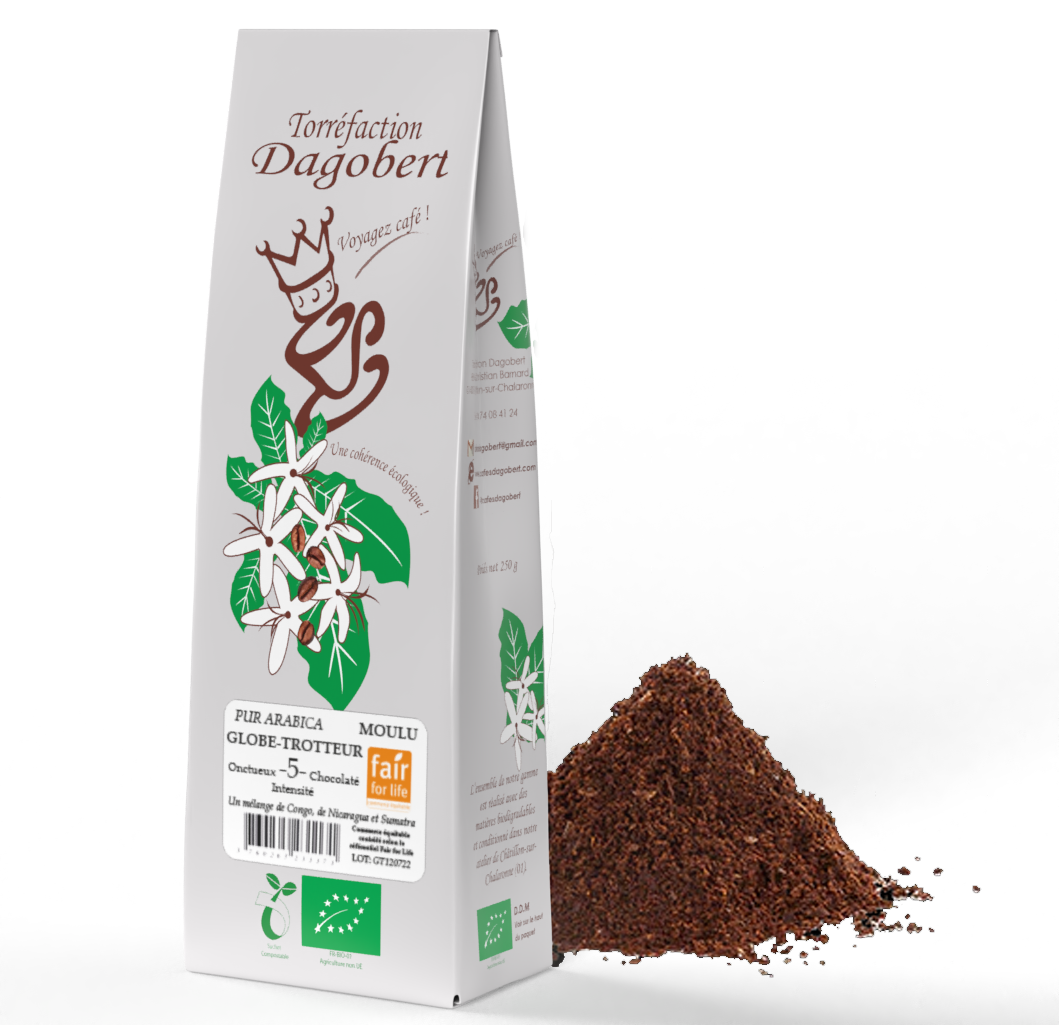 Café Pérou - 100% arabica, bio et équitable - Grains - 5 kg