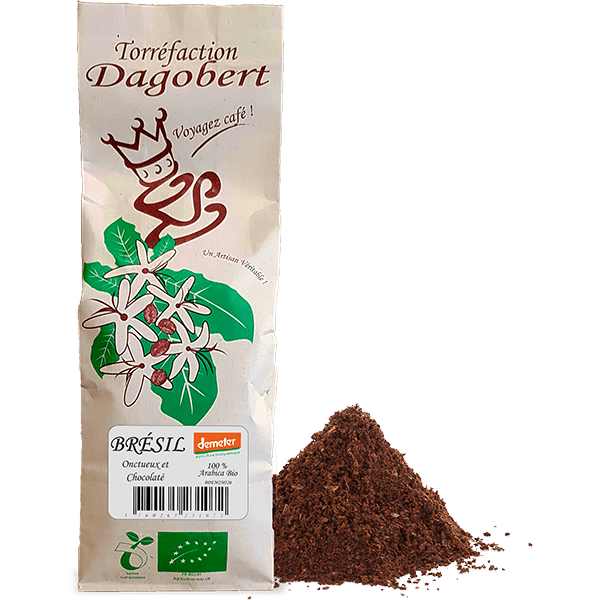 Café grain bio 100% arabica – Origine Brésil