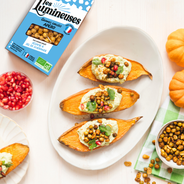 Pois chiche grillés sésame et sel bio - 2