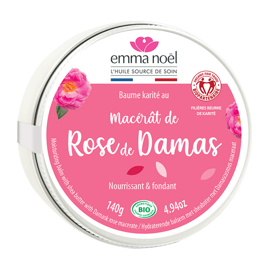 Emma Noël -- Baume karité rose damas bio - 140 g