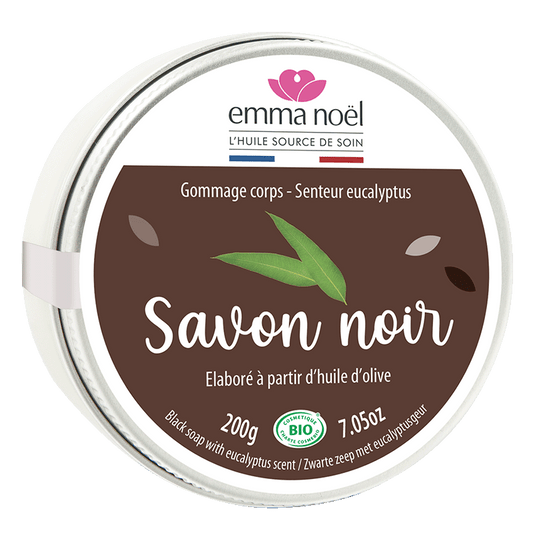 Emma Noël -- Savon noir hammam à l'eucalyptus bio - 200 g