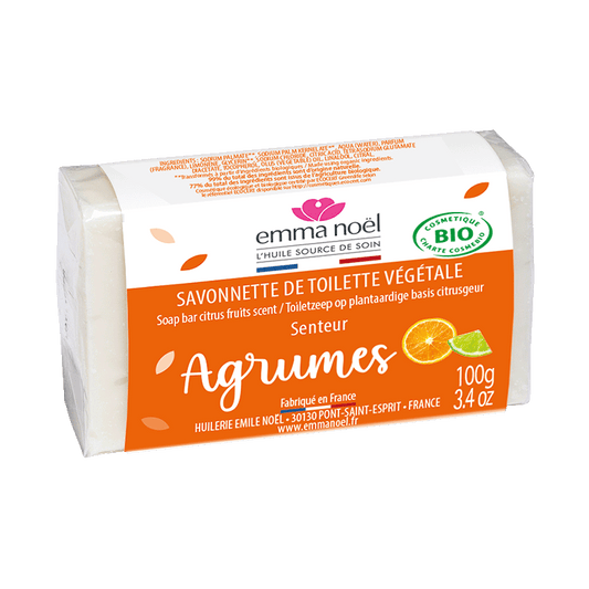 Emma Noël -- Savonnette agrumes bio - 100 g