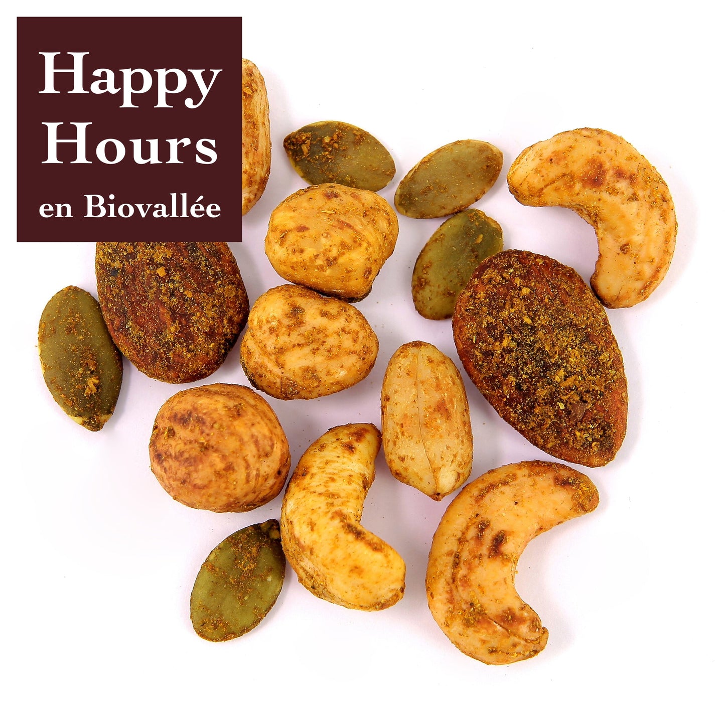 Happy Hours En Biovallée -- Melange apéro curry Vrac - 5kg