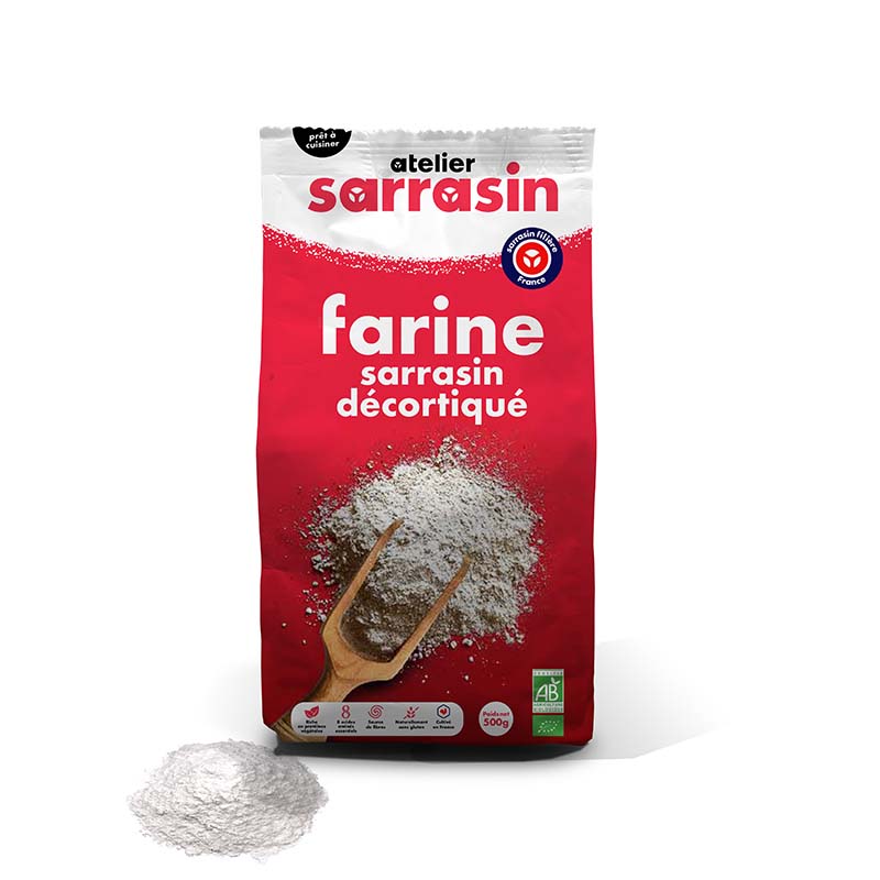 Atelier Sarrasin -- Farine de sarrasin décortiqué bio (origine France)