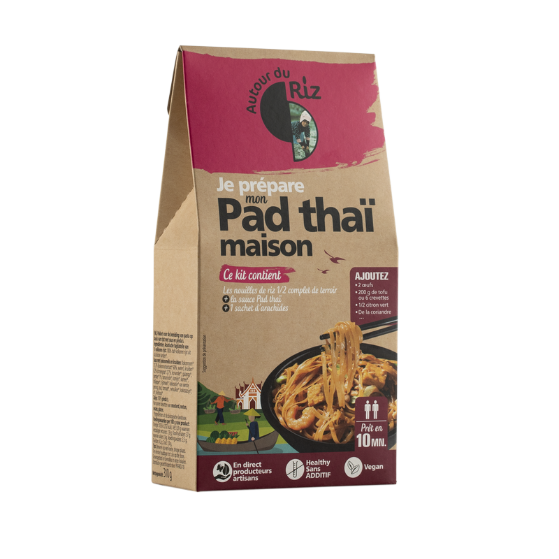 Autour Du Riz -- Kit mon pad thaï bio maison - 310 g