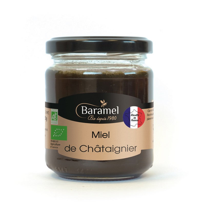 Baramel -- Miel de châtaignier bio (france) - 250 g