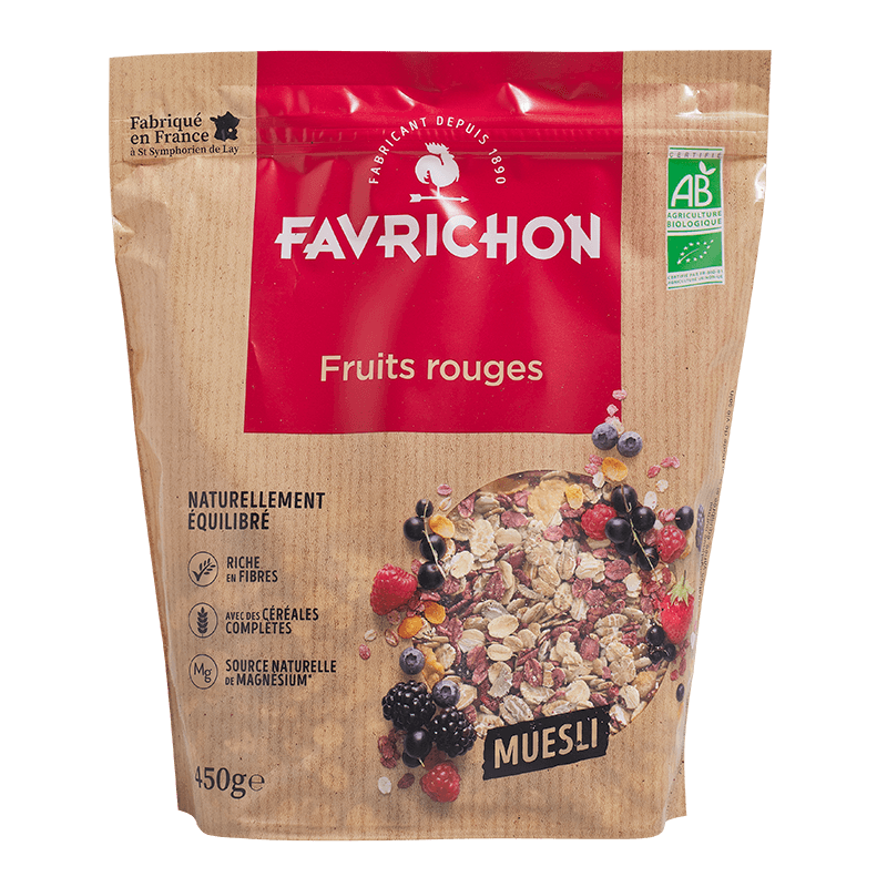 Favrichon -- Muesli fruits rouges - 450 g