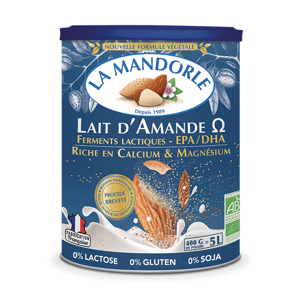 La Mandorle -- Lait amande omega en poudre bio - 400 g