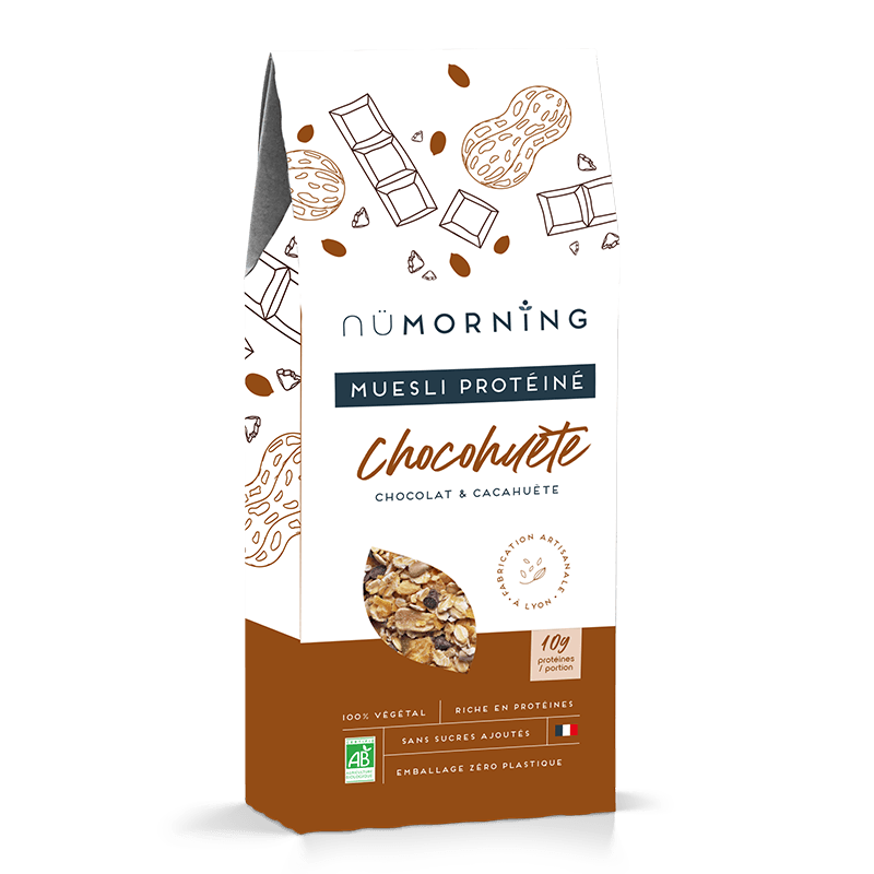 Nümorning -- Muesli protéiné chocohuète bio - boîte 300 g